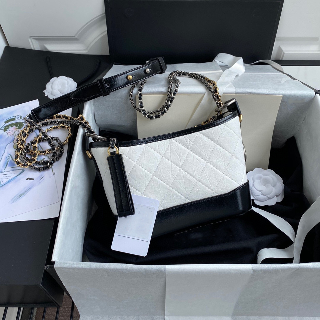 10A super original quality 20cm caviar sheepskin GABRIELLE chain shoulder bag classic Real Leather women handbags ladies tote luxurys designers h-image-895110816