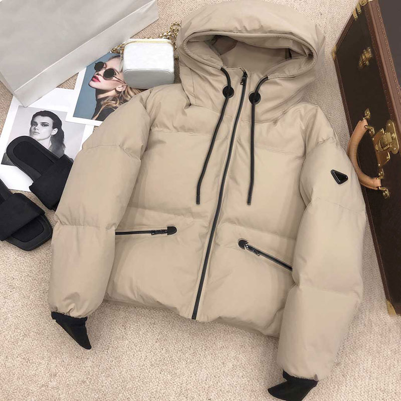 23AW Women Jacket Parkas Down Hooded Coat Fashion Short Jacke Designers Style Casual Outfit Windbreaker Pocket Lady Warm Coats S-L-image-895344817