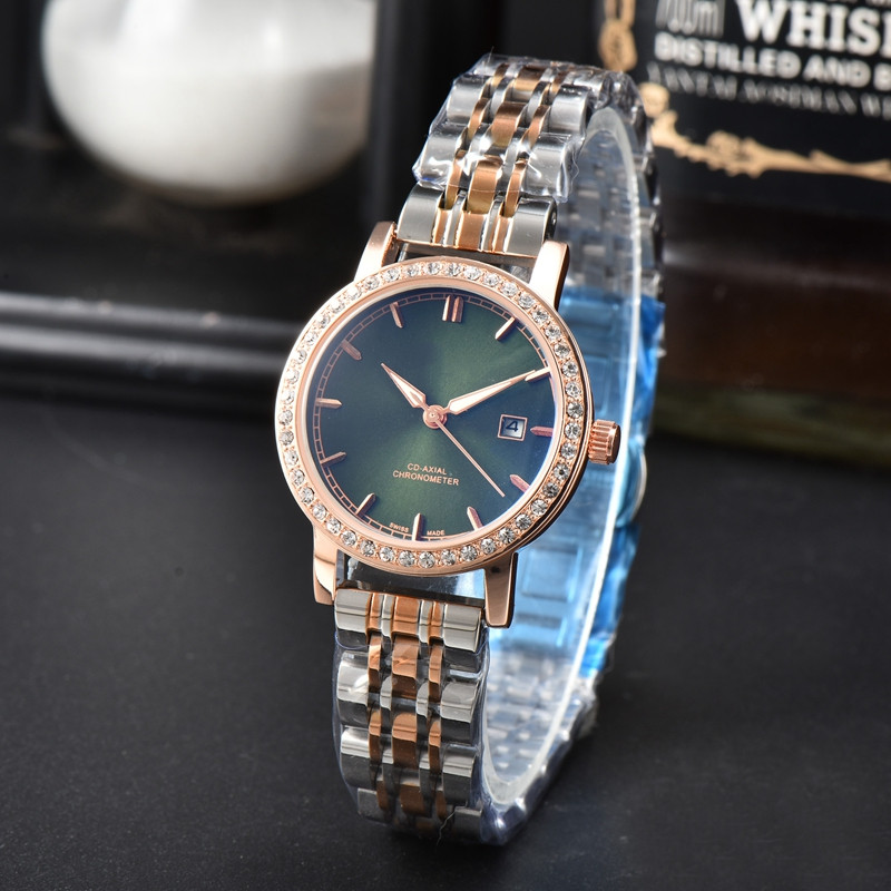 WristWatches for Women 2023 New Womens Watches Three stitches Quartz Watch High quality Top Luxury Brand designer clock Steel Belt fashion Omeg M-image-895562924