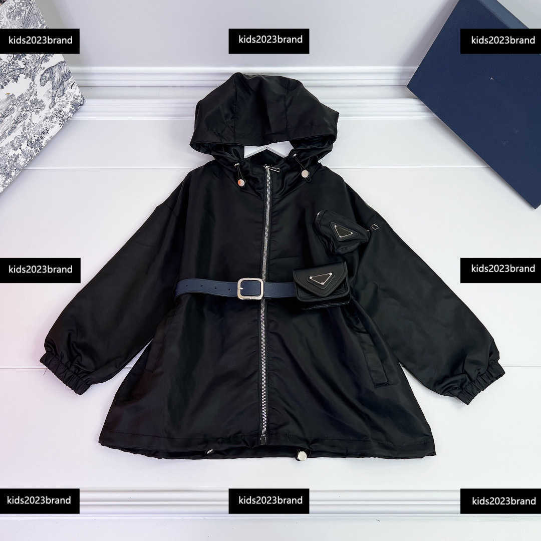 baby coats Kids jacket Child Jacket Outwear Spring windbreaker belt with bag design SIZE 110-160 CM Hot Selling Feb17-image-895855640