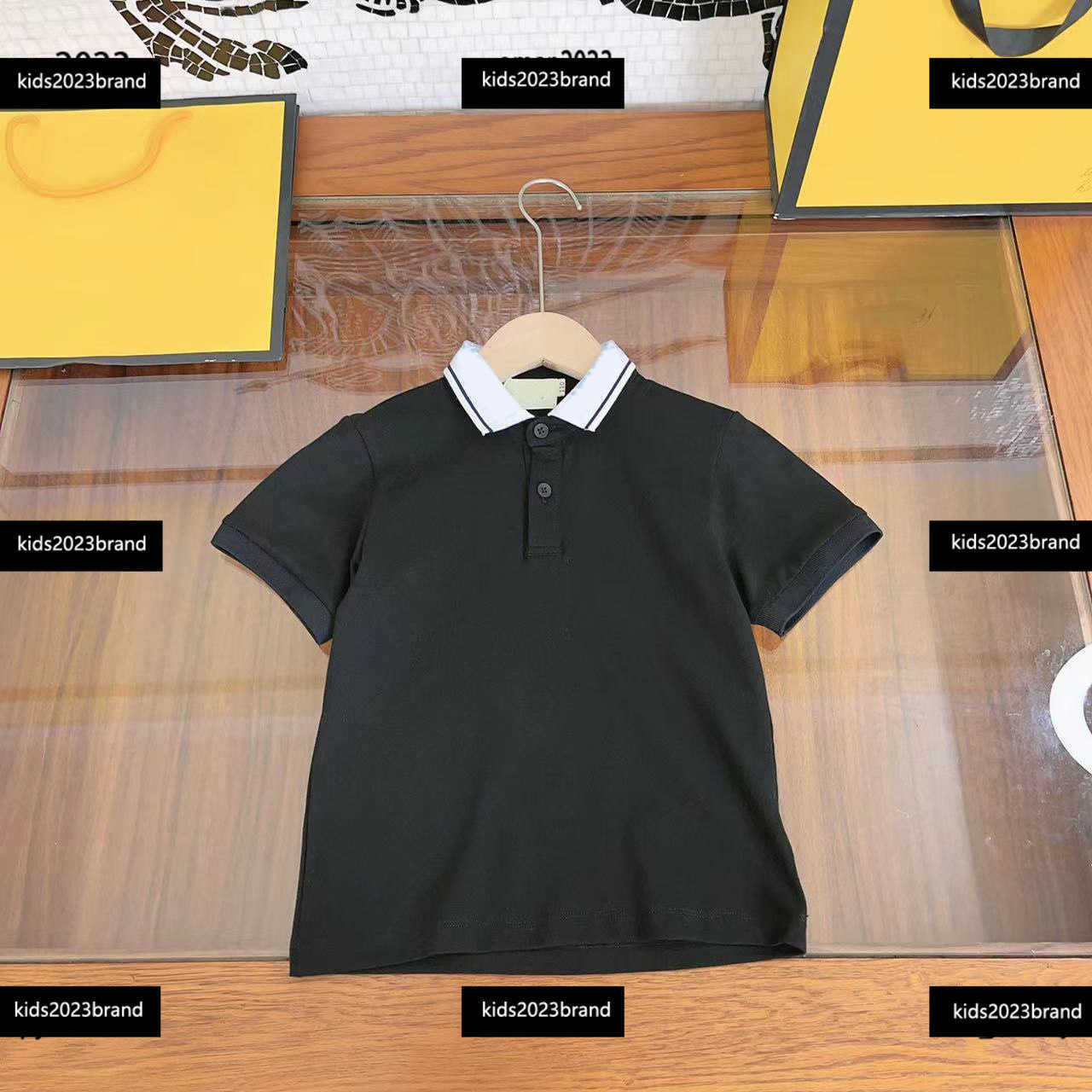 designer Kids Polo shirt shirt Solid lapel Short Sleeve Summer Baby T-shirt fashion Child tees New listing #Multiple product-image-896288669