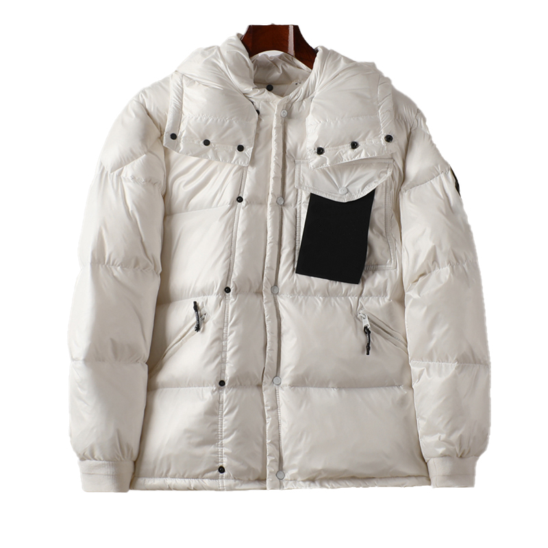 TOPSTONEY Couples Bright Heated Down Jacket Men's Winter Thick Short Hooded Fluffy Coat-image-896017826