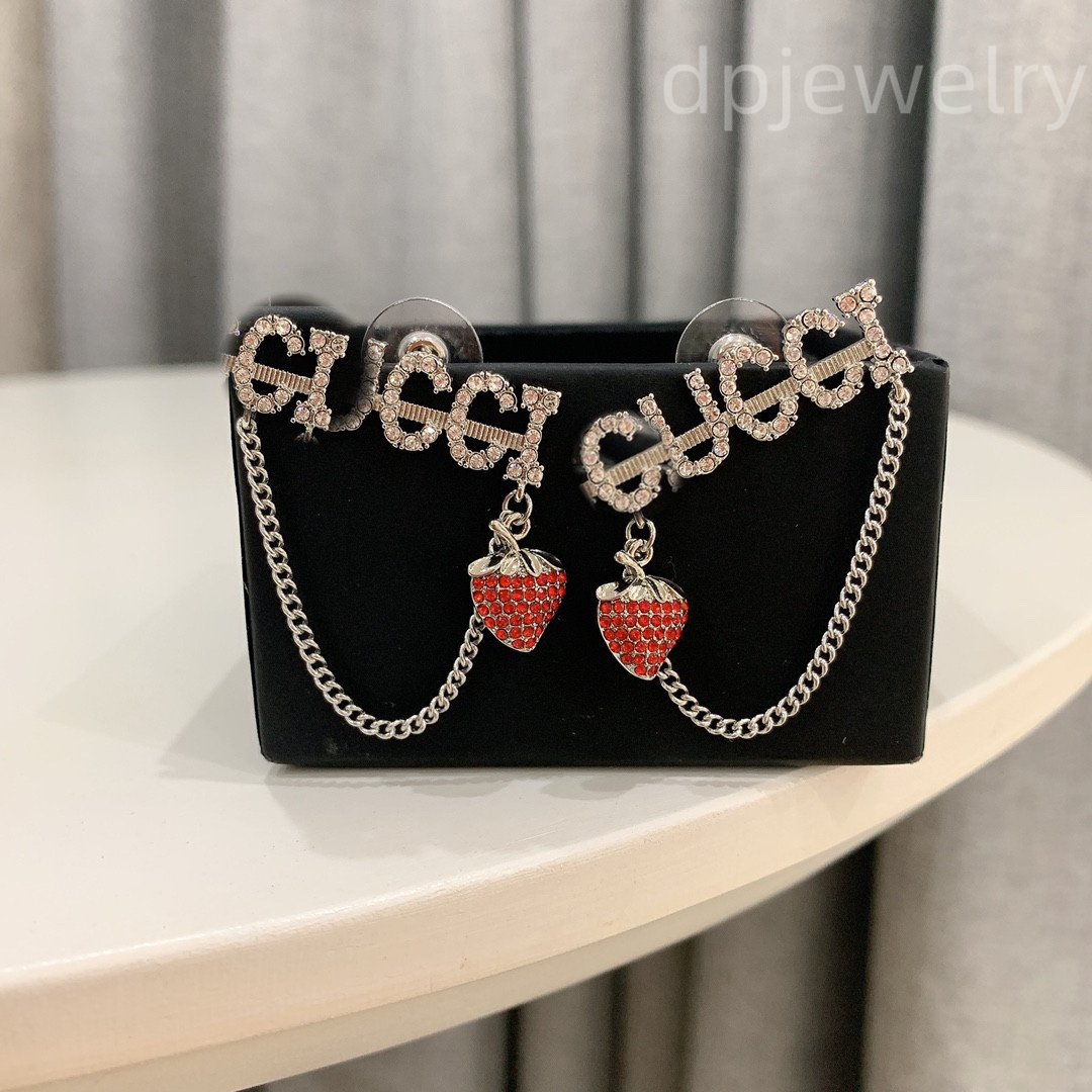 Luxury Gold silver Stud Earrings Designer For Women Hoop Earrings Stud Letter Earrings Jewelry With Box Set Valentine Day Gift Engagement-A4-image-896279953