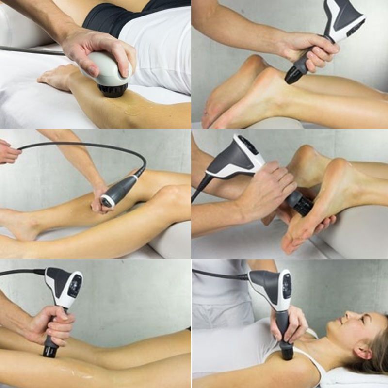 Professional Focused Pain Relief Equipment Extracorporeal Electric Shock Wave / ED Shockwave Therapy Machine