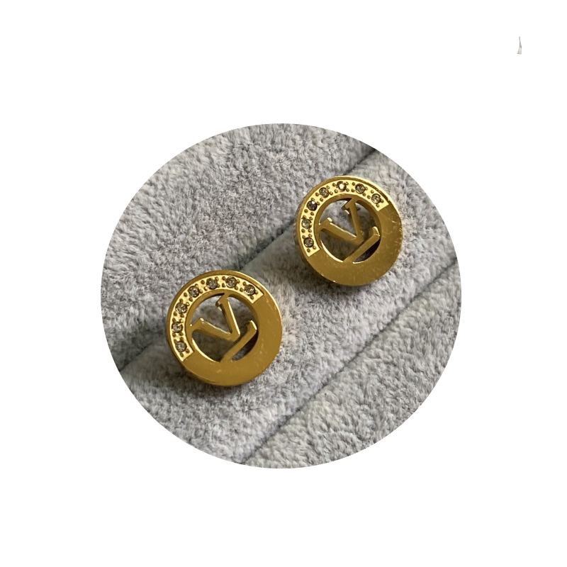20 Mix Styles Luxury Designer Women Fashion Stud Stainless Steel Cute Size Couple Earrings Wholesale-image-896188131