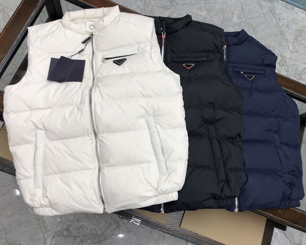 Mens Vests Women Jacket Parkas Down Coat Fashion Vest Style Slim Outfit Windbreaker Pocket Men Warm Coats M-3XL-image-896309481