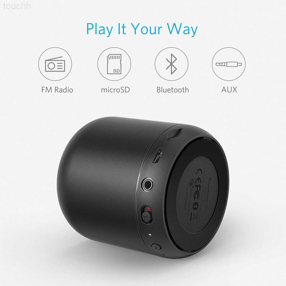 Portable Speakers Anker Soundcore mini Super-Portable Speaker with 15-Hour Playtime 66-Foot Bluetooth Range Enhanced Bass MicrophoneG230524 L2308-image-897355248