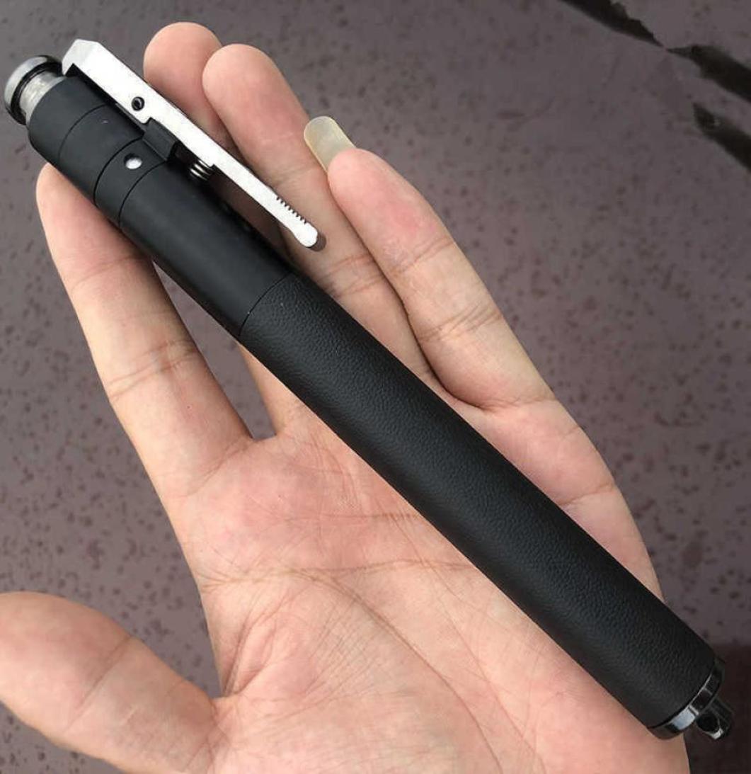 Telescopic Stick Automatic Spring Legal Three Section Solid Male and Female Self Defence Carry on Articles Throw FW6U6149823-image-853865846
