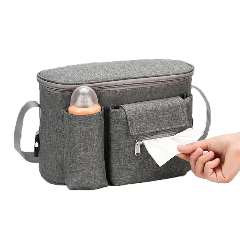 Sacs à couches Baby Poussette Sac Organisateur Bouteille Porte-gobelet Maternité Nappy Accessoires pour chariot portable1