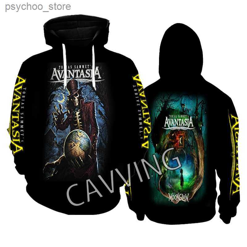 Men's Hoodies Sweatshirts New Fashion Printing Avantasia Band Metal Rock Aesthetics Hoodie Sweatshirt Gothic Top Genjuku Cotton Unisex Cloth-image-896766107