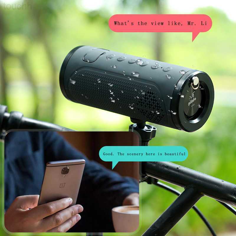 Speakers 5000mAh Powerful Bicycle Bluetooth Speaker Wireless Outdoor Mini Column Hands Power Bank Flashlight Bike Mount R230621 L230822-image-897362420