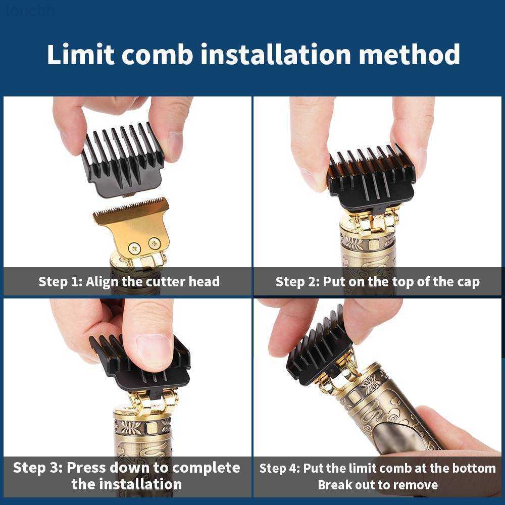 LCD Display Clipper Beard Trimmer Rechargeable T9 Wireless Electric Shaver Barber Hair Cutting Machine Shaving Razor Mower X0625 L230823-image-897367574