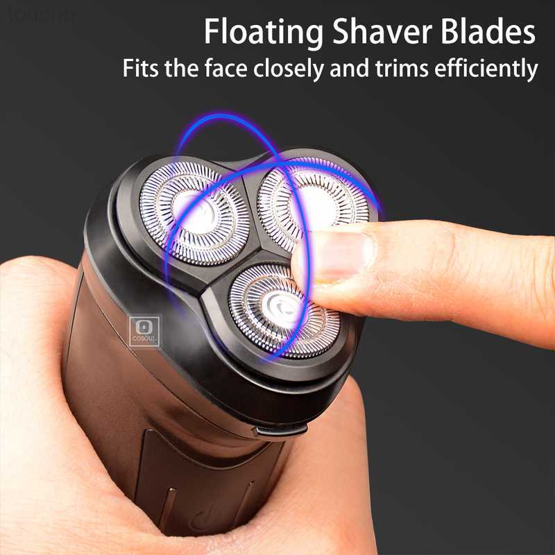 COSOUL Electric for Men Razor Epilator Clipper Trimmer Shaving Machine Safety Remove Beard Shaver 220211 L230823-image-897367103