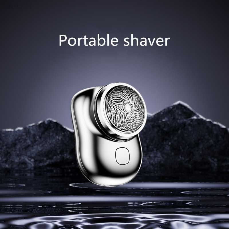 New Shaver Rechargeable Mini Portable Beard Trimmer Razor Hair Removal Electric Shavers For Men Home Car Travel L230823-image-897367612
