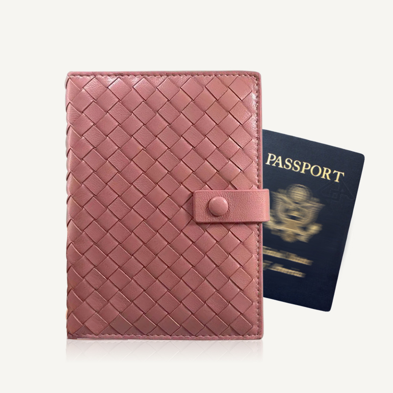 Designer Passport Cover Travel Wallet Genuine Leather Passport Bag Simple Document Protective Case Luxury Brand 100 Sheep Leather Multi Card Slot 20