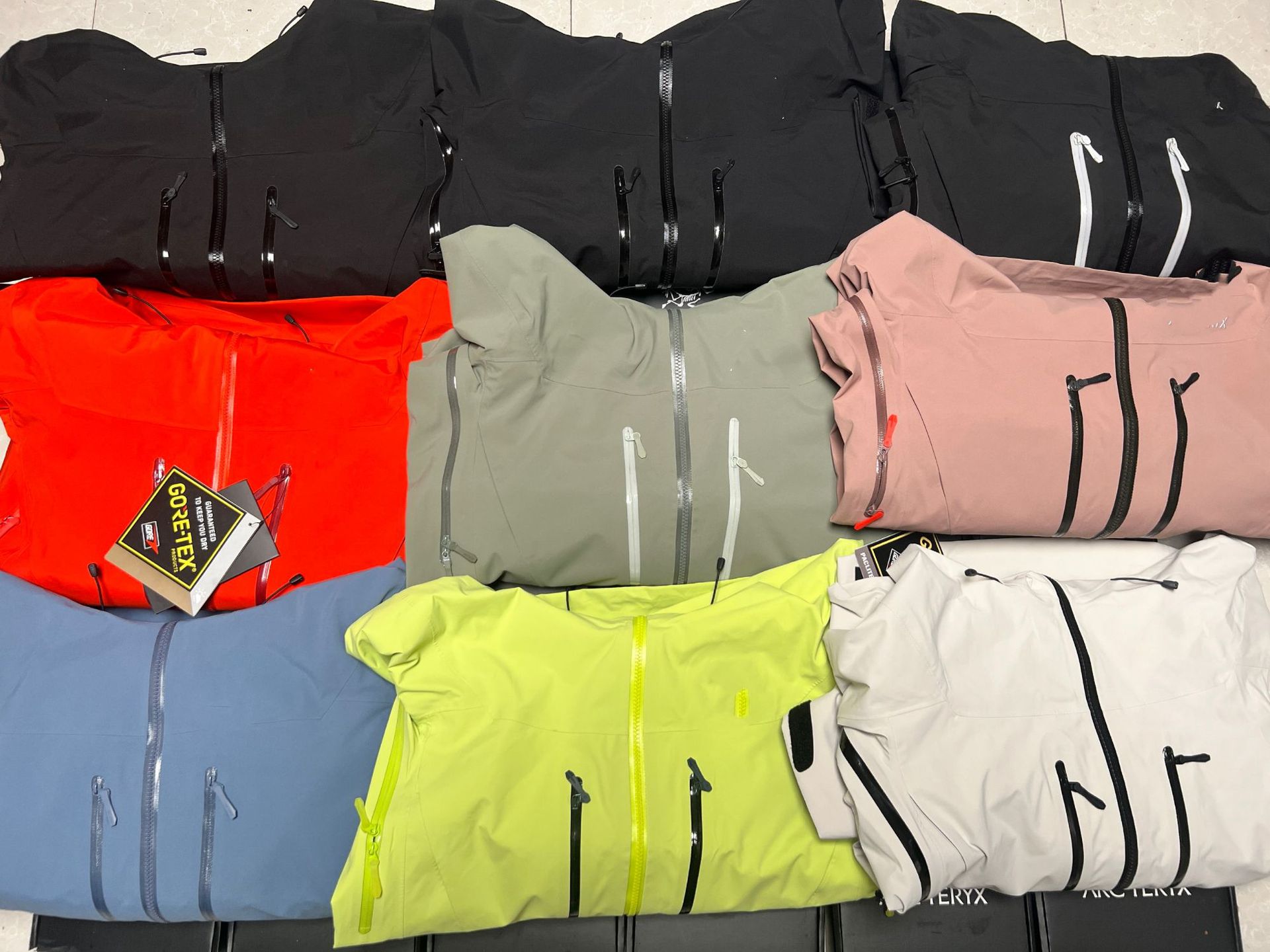 Men's Jackets 2023 Fashion ARC Three Layer Outdoor Waterproof Jacket For Men Women GORE-TEXPRO SV/LT Male Casual Lightweight Hiking