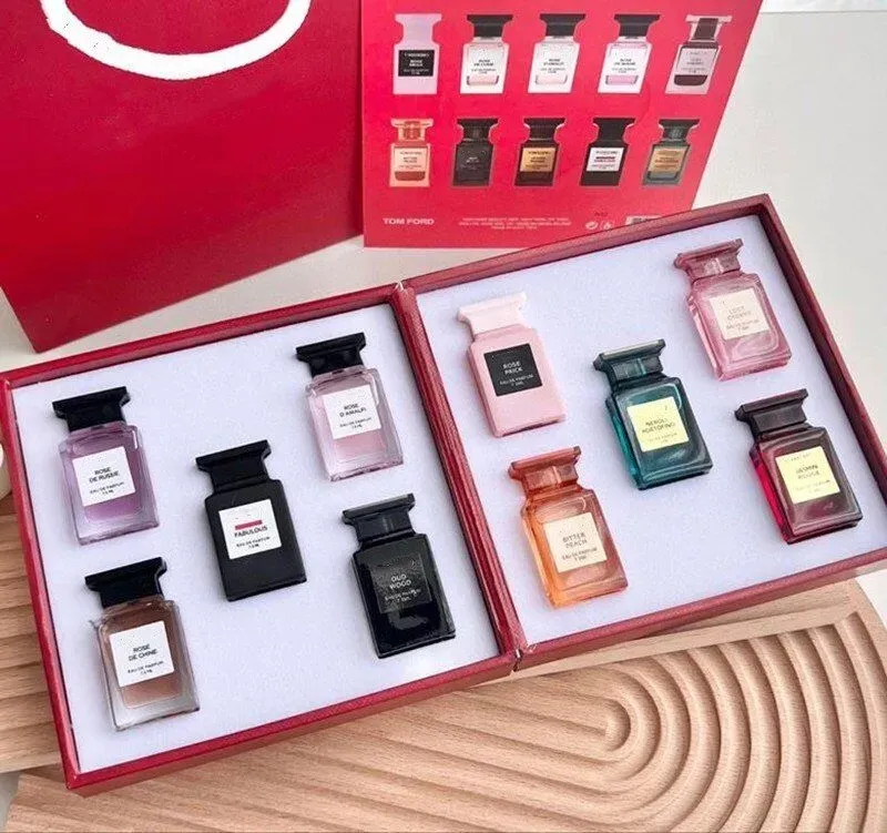 Ensemble de parfums cadeaux Unisexe Eau de Parfum parfum 10pcs 8pcs 7,5 ml Kit de pulvérisation de longue durée