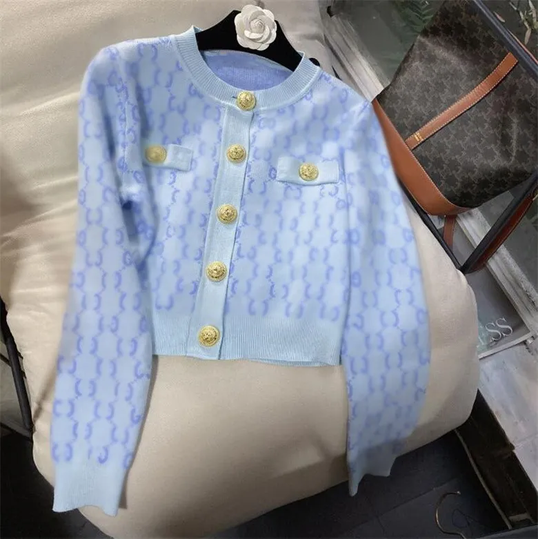 New Women&#039;s Sweaters Women Casual fashion knitting designer Sweaters Pink Brown Blue 3-color-image-897632551