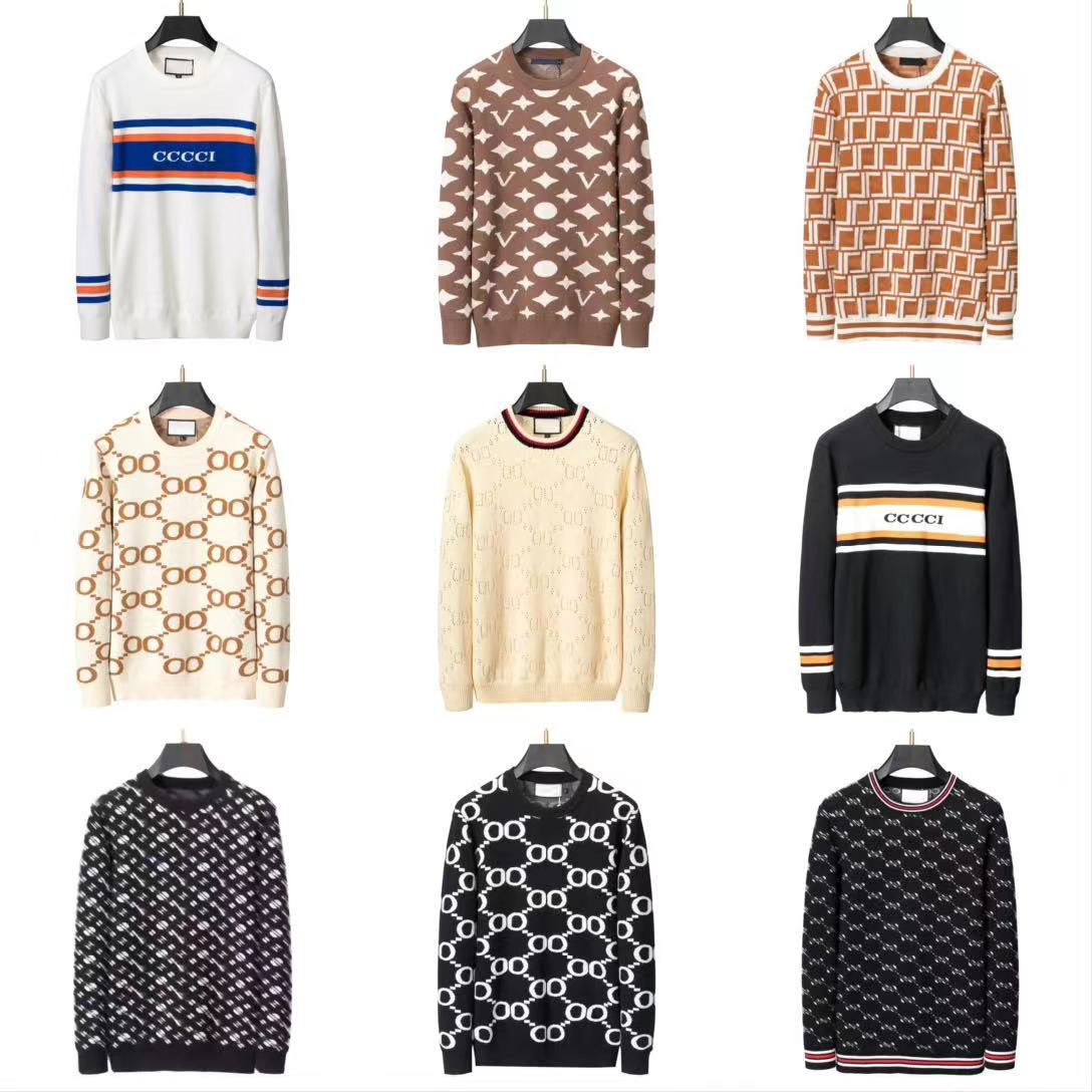 Popular Men's Designer Sweater Letter Embroidery Winter and Autumn Sweater Round Neck Sweater Long Sleeve Pullover Women's Cashmere Kni