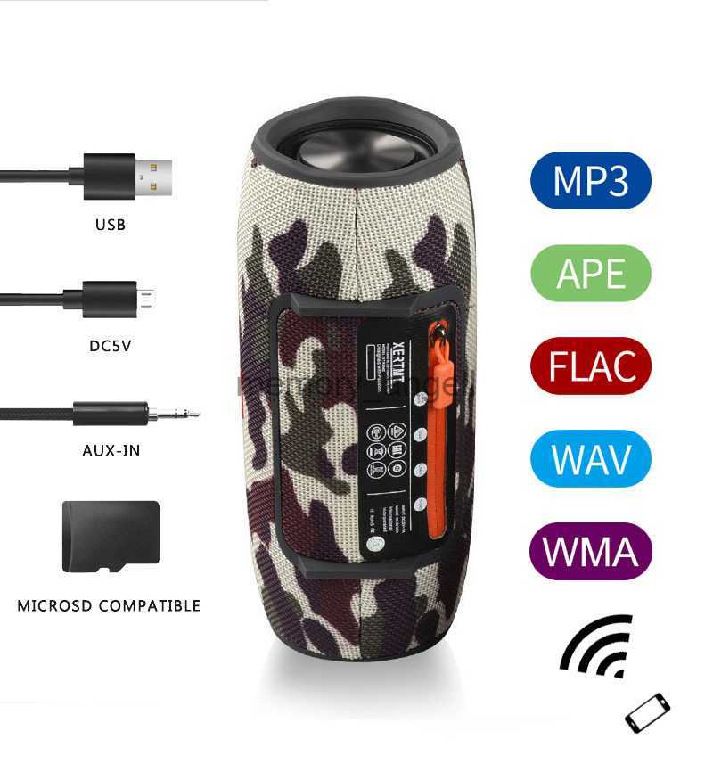 3600mAh 40W TWS Bluetooth Speaker Waterproof Portable PC column bass Music Player Subwoofer Boombox BT AUX TF caixinha de som 12L260524-image-897526059