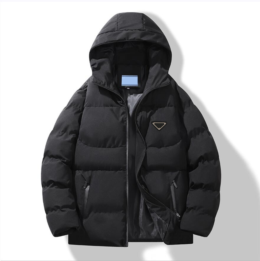 P-ra Designer Brands Vestes pour hommes Automne Hiver Mode Épaissie Veste en coton chaud Manteau à capuche Court Vêtements de travail Vêtements d