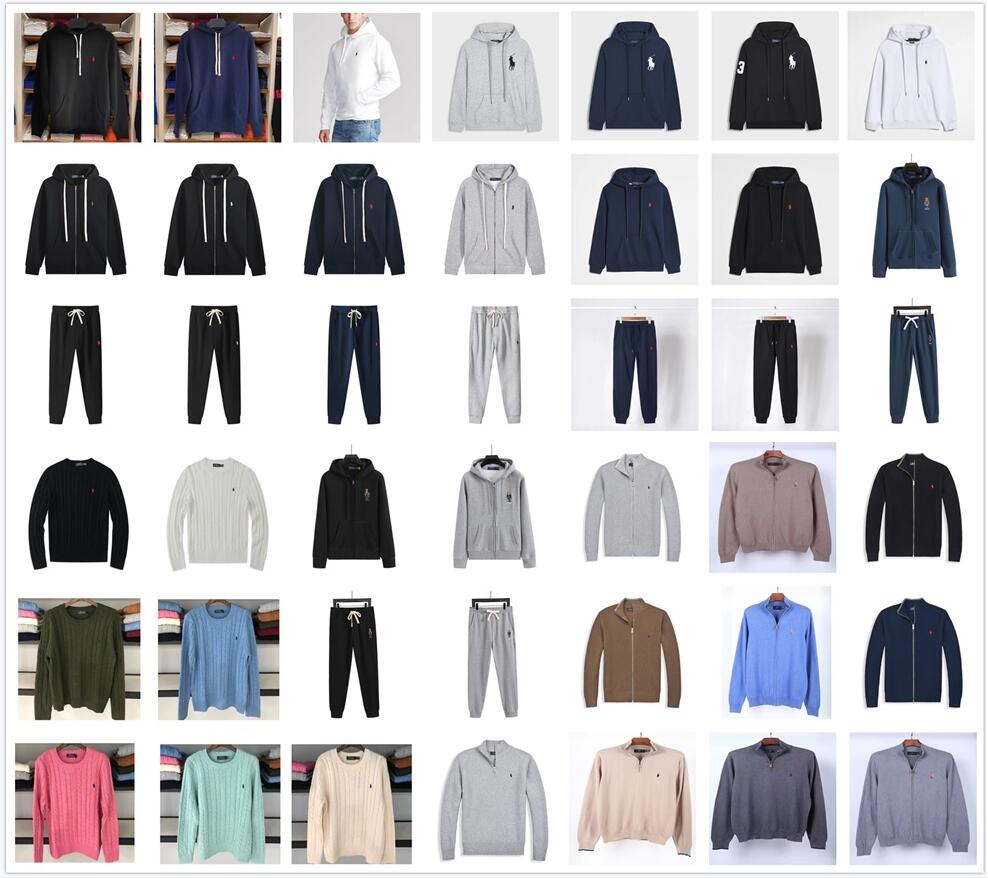 Fashion Polo Hoodie Mens Women Sweatshirt Designer Polo Casual Hoodies-image-897588692