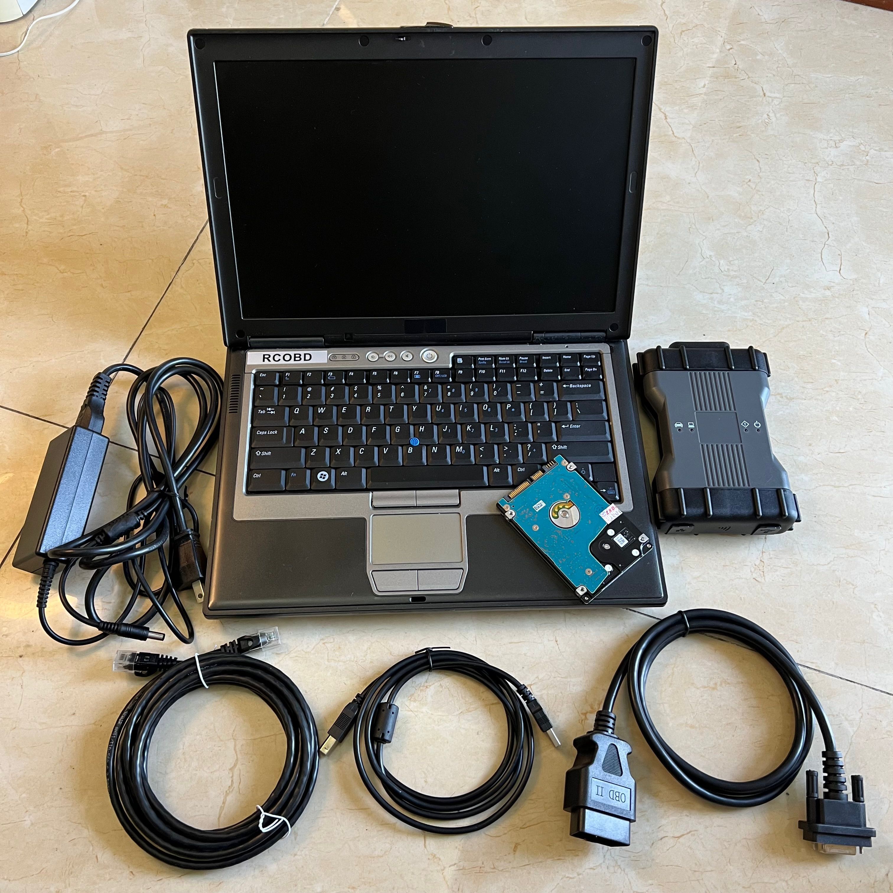 MB Star Diagnostic Tool C6 Diagnostic VCI peut DOIP Protocol SSD avec ordinateur portable D630 RAM 4G Set complet