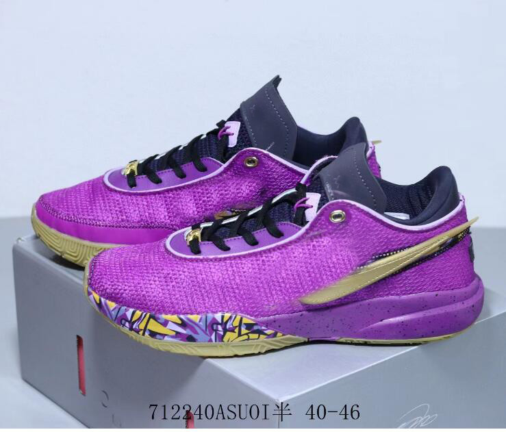 Hommes Ce que les chaussures de basket-ball Lebron 18 James Lebron XVIII baskets Bleu Teinte Blanc Violet Noir Chosen LA Reflections Flip tennis