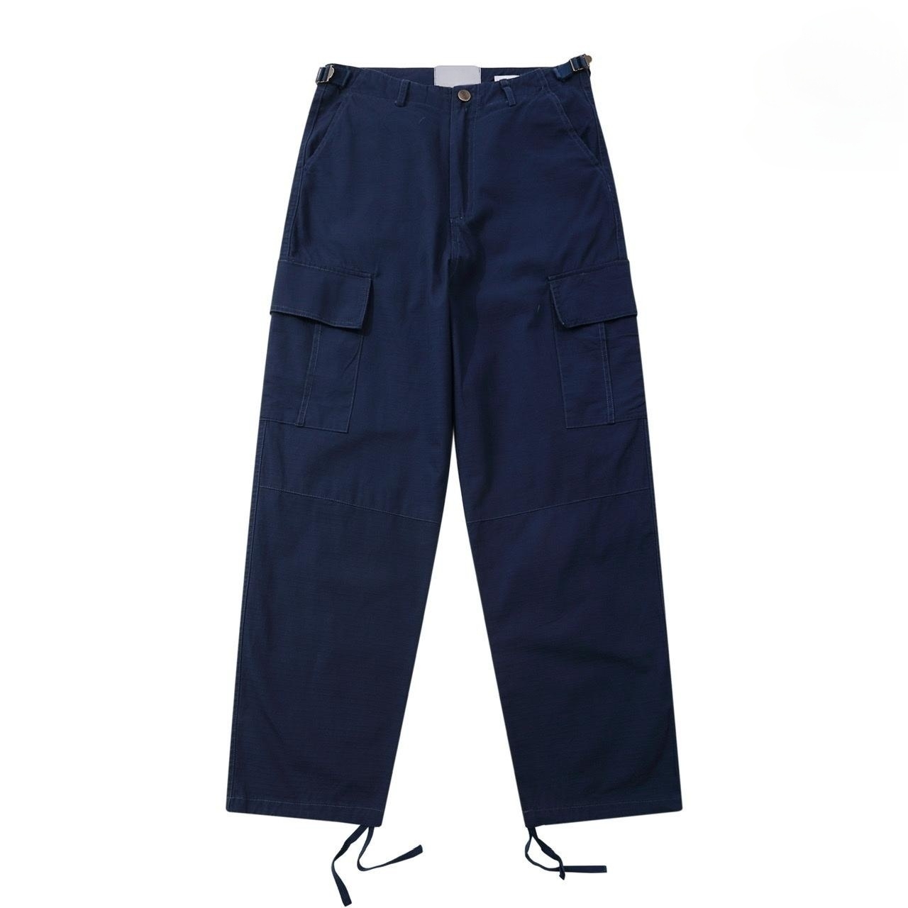 Designer Men's Cargo Pants North American High Strt Pure Cotton Five Point Check Cotton Jogger Sweatpants Drawstring Outdoor Trousers with Pock