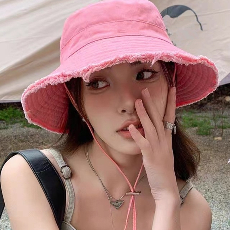 Wide Brim Hats Bucket Hats Adult Summer Bucket Hat Cute Ladies Outdoor Sports Fisherman Cap for Women Teenagers Casual Summer Sunscreen Hat 230828