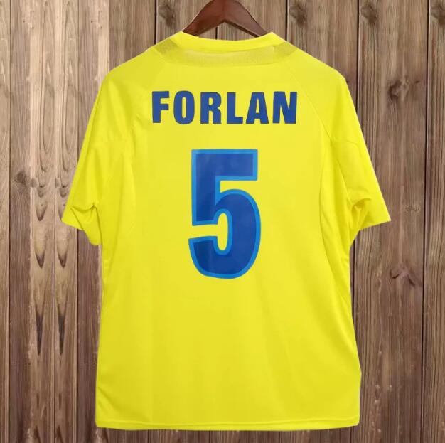 2005 2006 Villarreal retro soccer jerseys home 05 06 Vintage Football Shirt thai quality Camisa de futebol RIQUELME FORLAN KROMKAMP CAZORLA-image-898174892