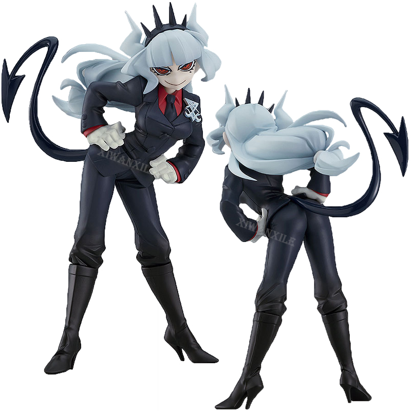 Finger Toys 18cm POP UP PARADE Helltaker Lucifer Anime Figure Helltaker Lucifer Action Figure Adult Collectible Model Doll Toys Gifts-image-898096027
