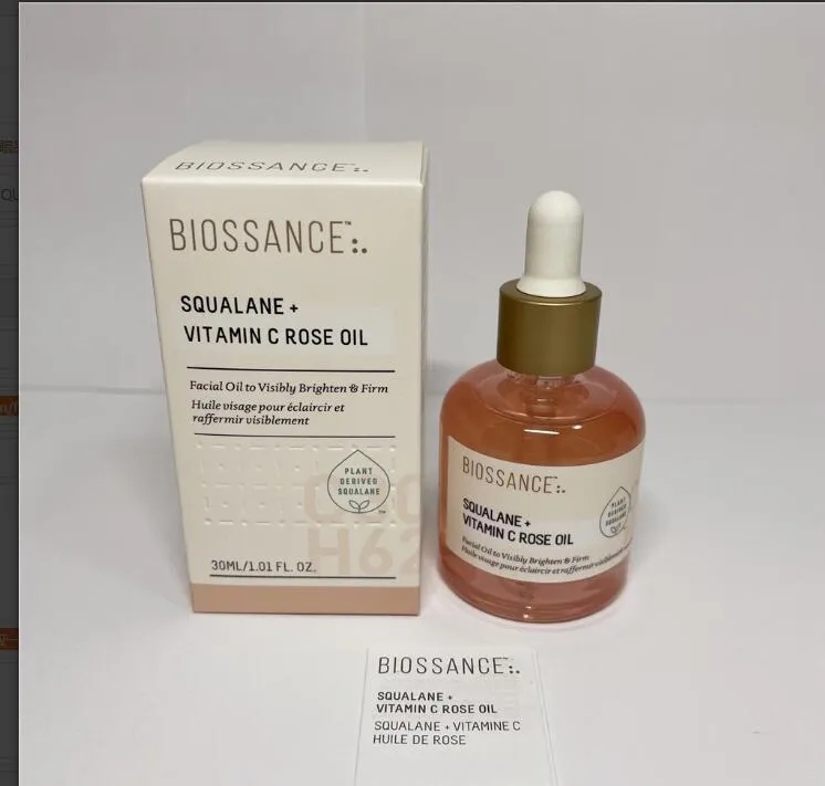 Biossance SQUALANE VITAMIN C ROSE OIL 30ml SQUALANE + COPPER PEPTIDE RAPID PLUMPING SERUM-image-898098126