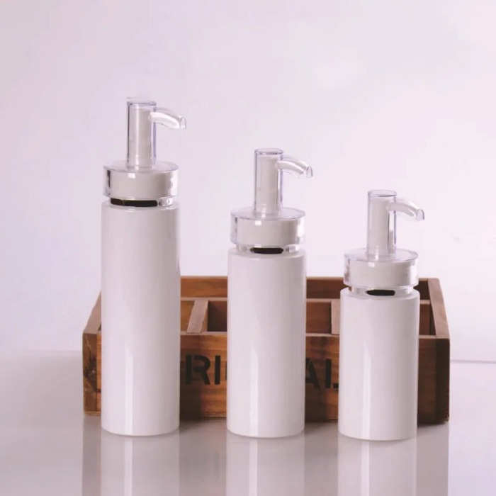 Empty PET Plastic Bottle Lotion Pump Bottle e Liquid Perfume Spray Bottle Acrylic Pump 120ml 160ml 200ml Cosmetic Container