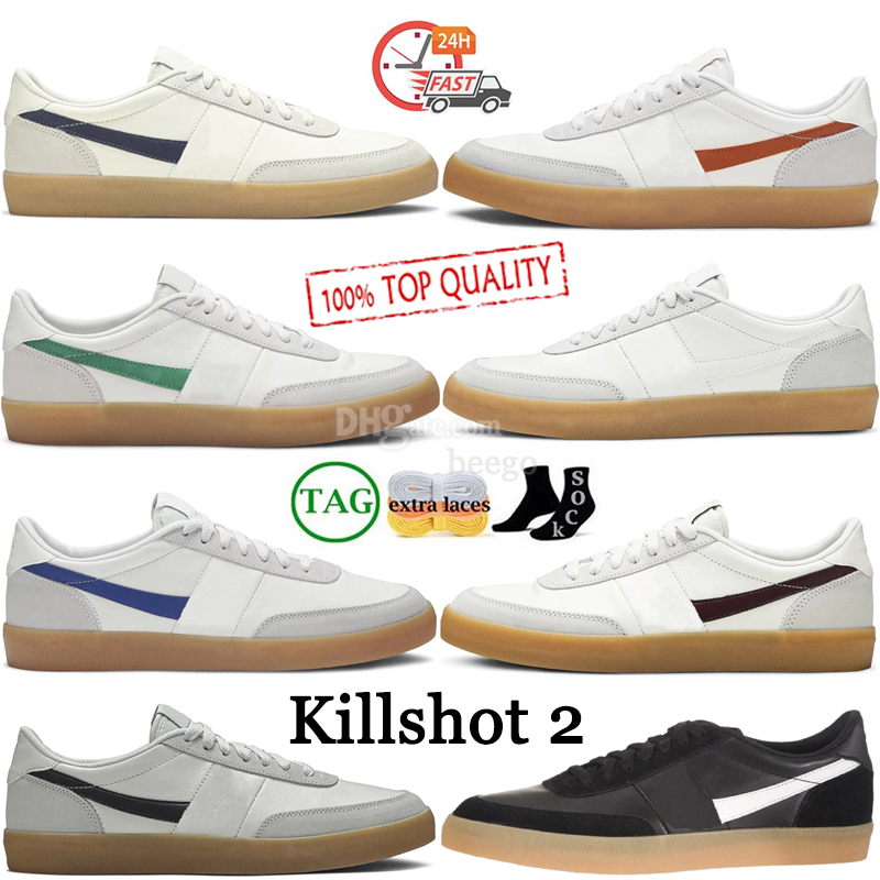 Killshot 2 Casual Shoes Low Men Women Midnight Navy Lucid Green Sail Desert Orange Sail Oil Grey Sail Gum Hyper Blue Trainers Sneakers-image-898130414