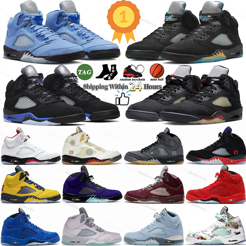 nike air jordan 5 retro jordan5 jordens 5s Basketball Shoes mens Aqua UNC Muslin Moonlight Racer Blue Suede Fire Red Sail What The Top 3 Burgundy