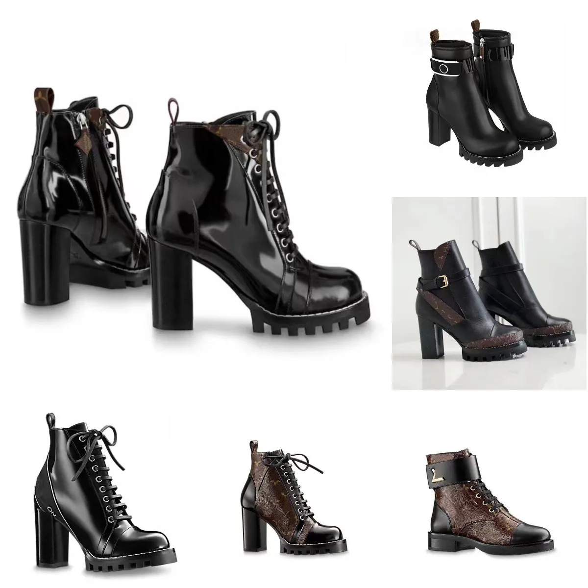 Star Trail Ankle Boots Women Beaubourg Laureate Desert Boots Designer Boot Luxury Mefropolis Ranger Chunky Heel Frenum Martens Boots-image-898579030