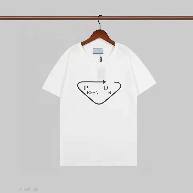 

23Ss Mens t Shirt Designer Letter p Printed Short Sleeve Luxury Cotton Casual Holiday Sweatshirt Fashionable Street Lovers' Same Clothing S-5xl K88