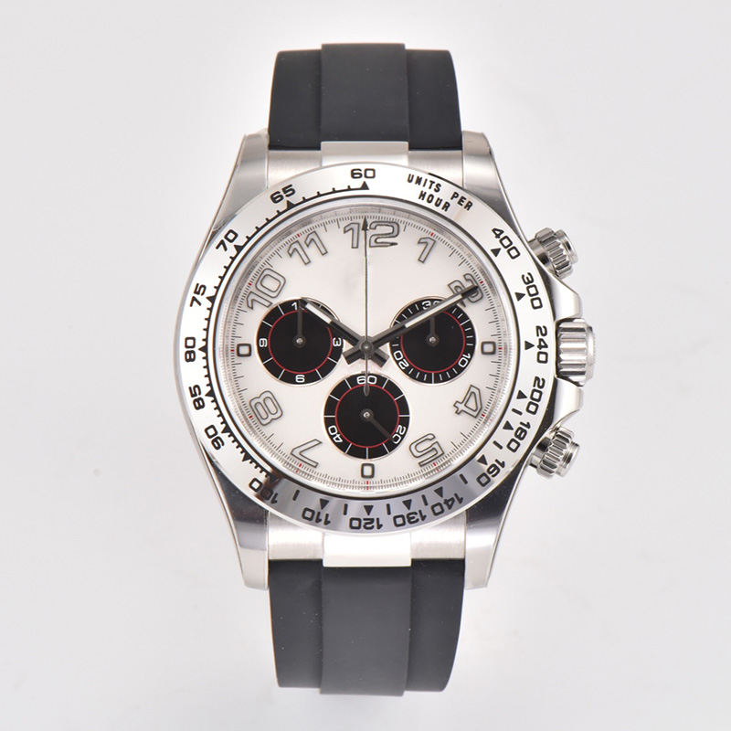 

Watch mens watch wristwatch multifunctional automatic mechanical movement rubber strap sapphire waterproof 40mm Montre de luxe, Colour 5