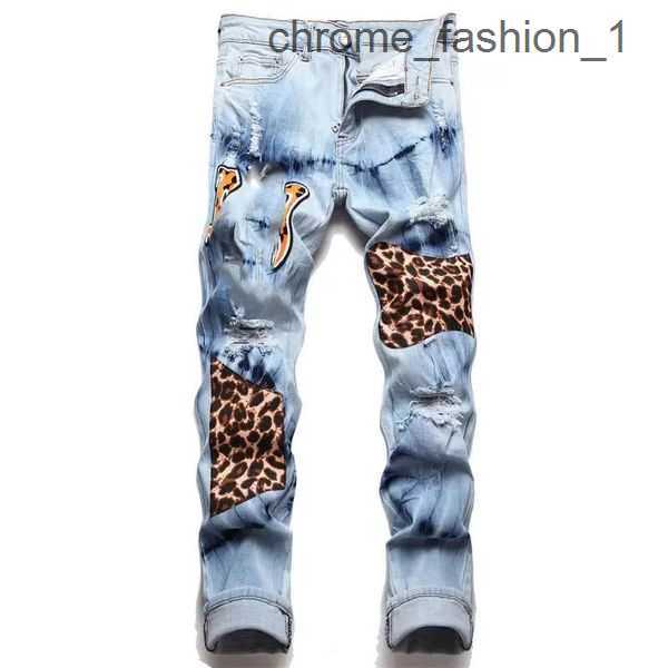 

Brand amirly Patchwork Jeans Skinny Varsity s Men European Embroidery Jean Ripped Hombre Trend Letter Star Motorcycle Pant 6 6AKF, 16