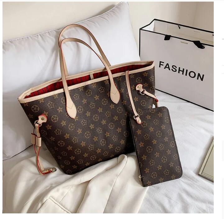 2023 Colors Sacs en réseau 2PCS Femmes de qualité supérieure Pu Leather Hands Hands Dames Designer Hands Sacs Lady Crayt Purse Retro Bag Sac Loui