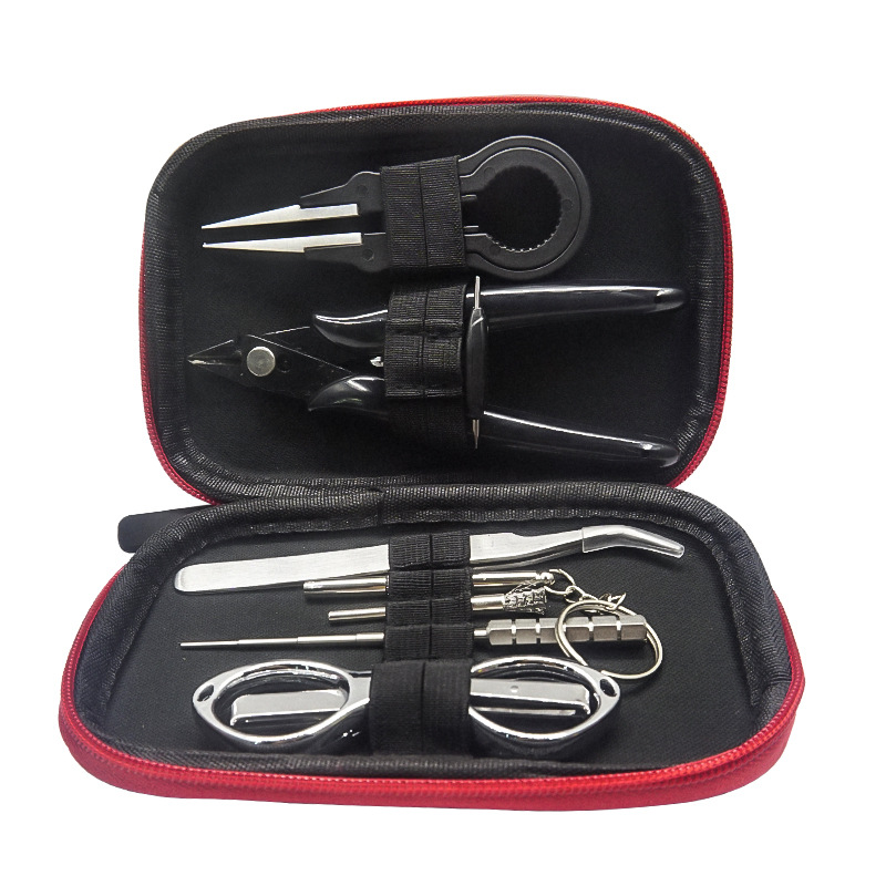 

Tool kit Elbow tweezers multifunctional screwdriver foldable mulberry scissors