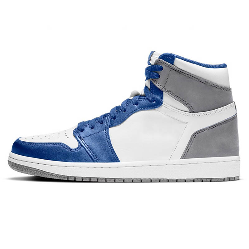 

Jumpman 1 Basketball Shoes University Blue Washies Pink Sneaker Trainers, A12 36-45