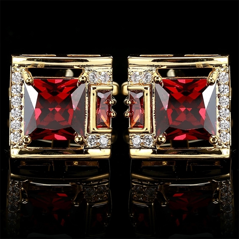 

Cuff Links Tough Square Zircon Stone Cufflinks for Man Luxury Shirt Suit Cufflinks Black stone Cufflinks Gift Accesories for Man 230228