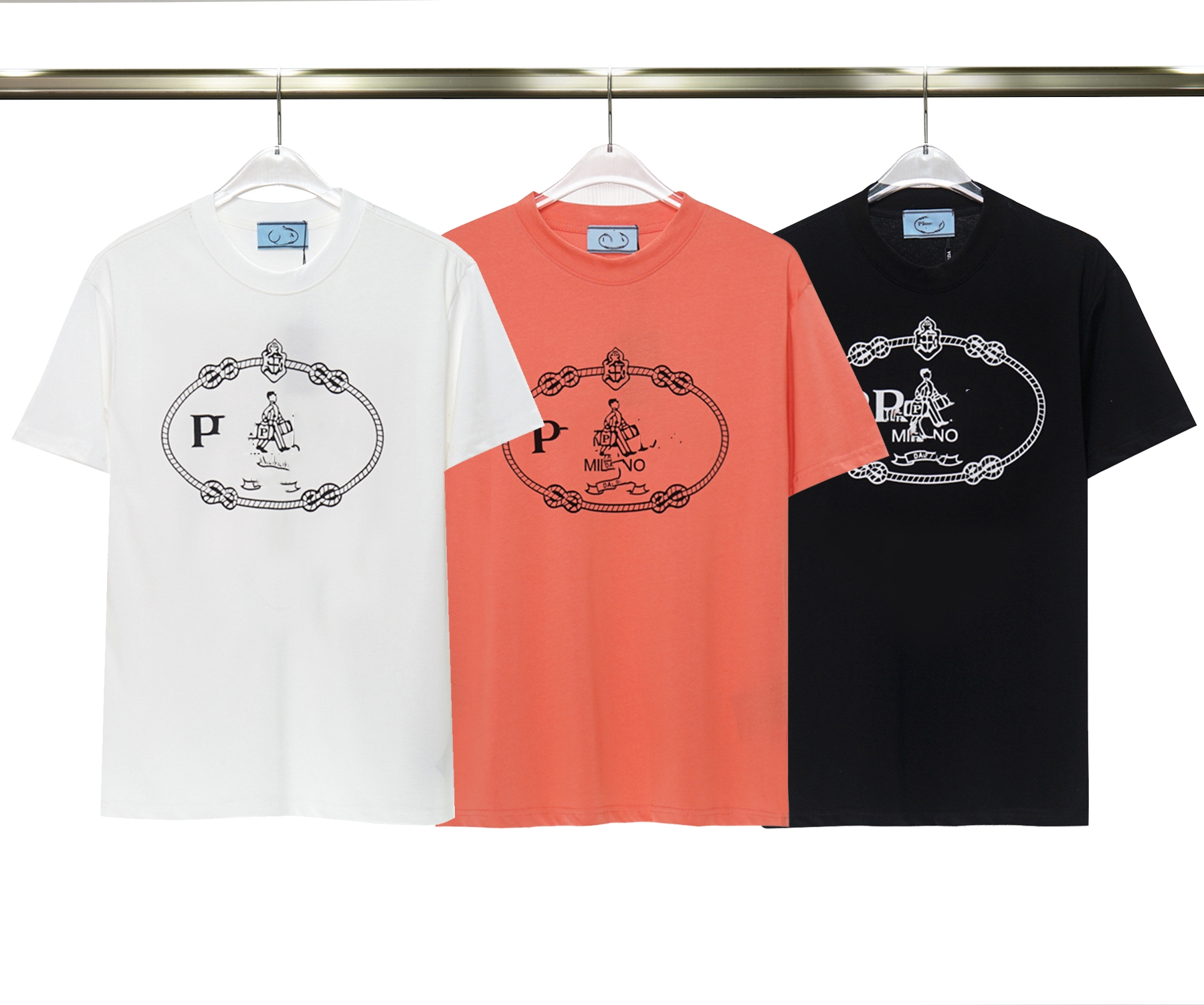

Summer T Shirts For Men Tops Letter Print Designer T Shirt Mens Women Clothing Sleeved White Tees Polos Size -XXL Printed with short sleeves Double cotton WN 8065
