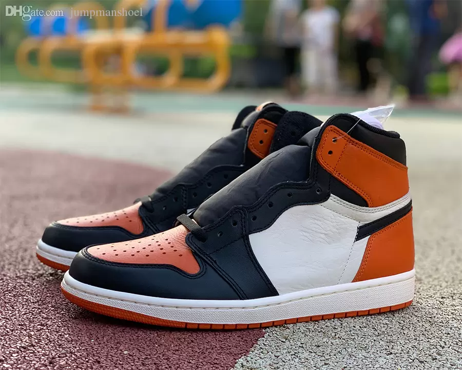 

2023 Jumpman 1 1s High basketball Shoes Black Starfish Sail Outdoor Running OGTrainers Sneakers Basketball Shoesorange Shattered Backboard With Box, White orange black