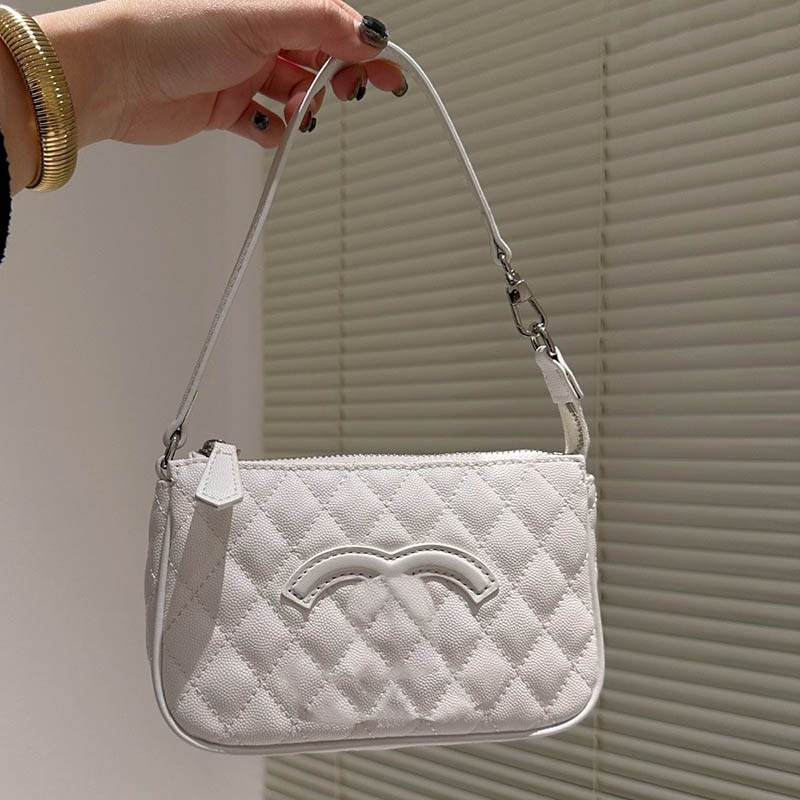 

Large Emblem Zipper Women Underarm Bag Classic Matelasse Chain Leather Designer Crossbody Bag Trend Luxurys Handbags Coin Purse Sacoche Pouchette Birkin 19CM, Box