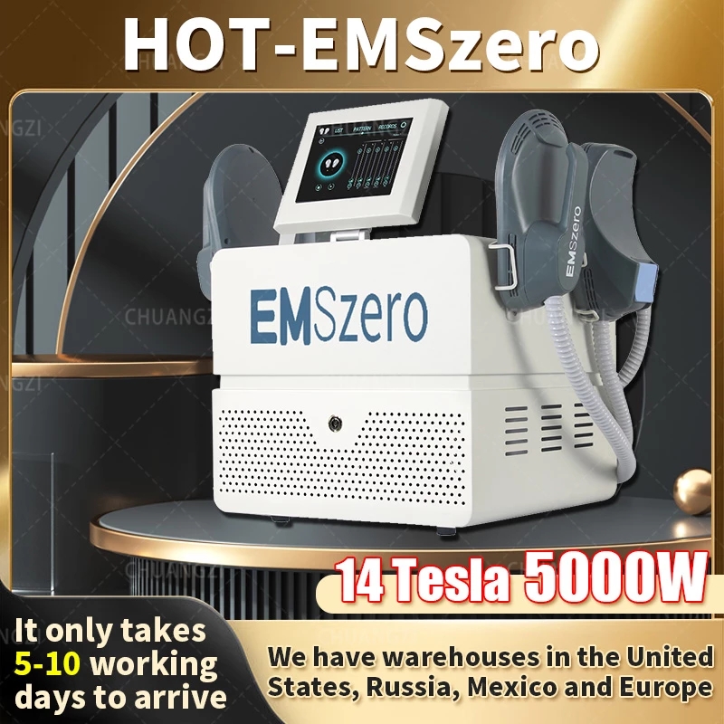 

14 Tesla DLS-EMSLIM Muscle Stimulate RF Equipment Fat Removal Body Slimming Butt Build Sculpt Machine EMS EMSzero for Salon