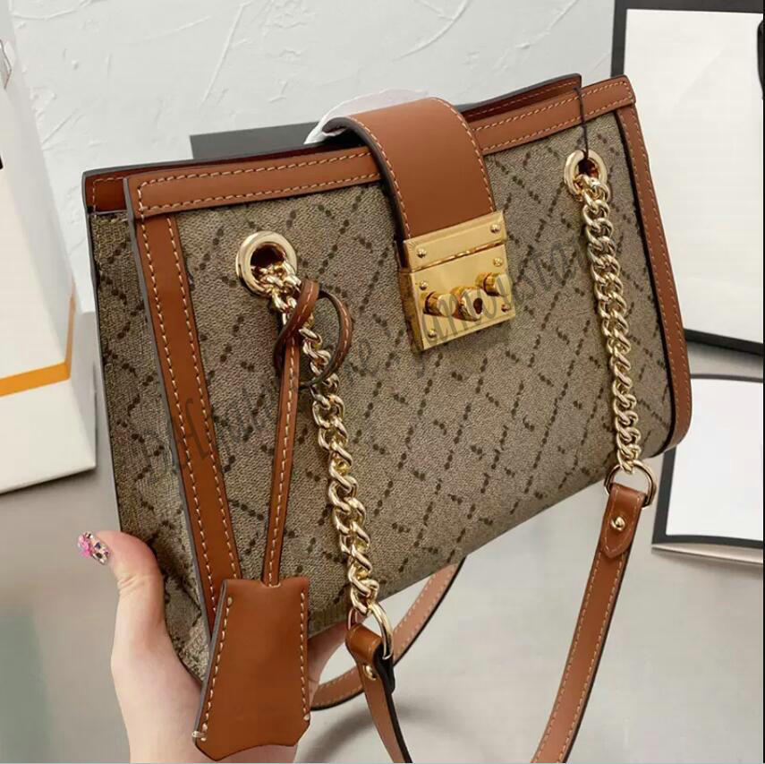 

Designer Women Padlock Beach Shoulder Bag Luxurys Designers Bags 2021s Summer Italy Vintage Double Chain Canvas Handbags Genuine Leather Tote Handbag High, 02