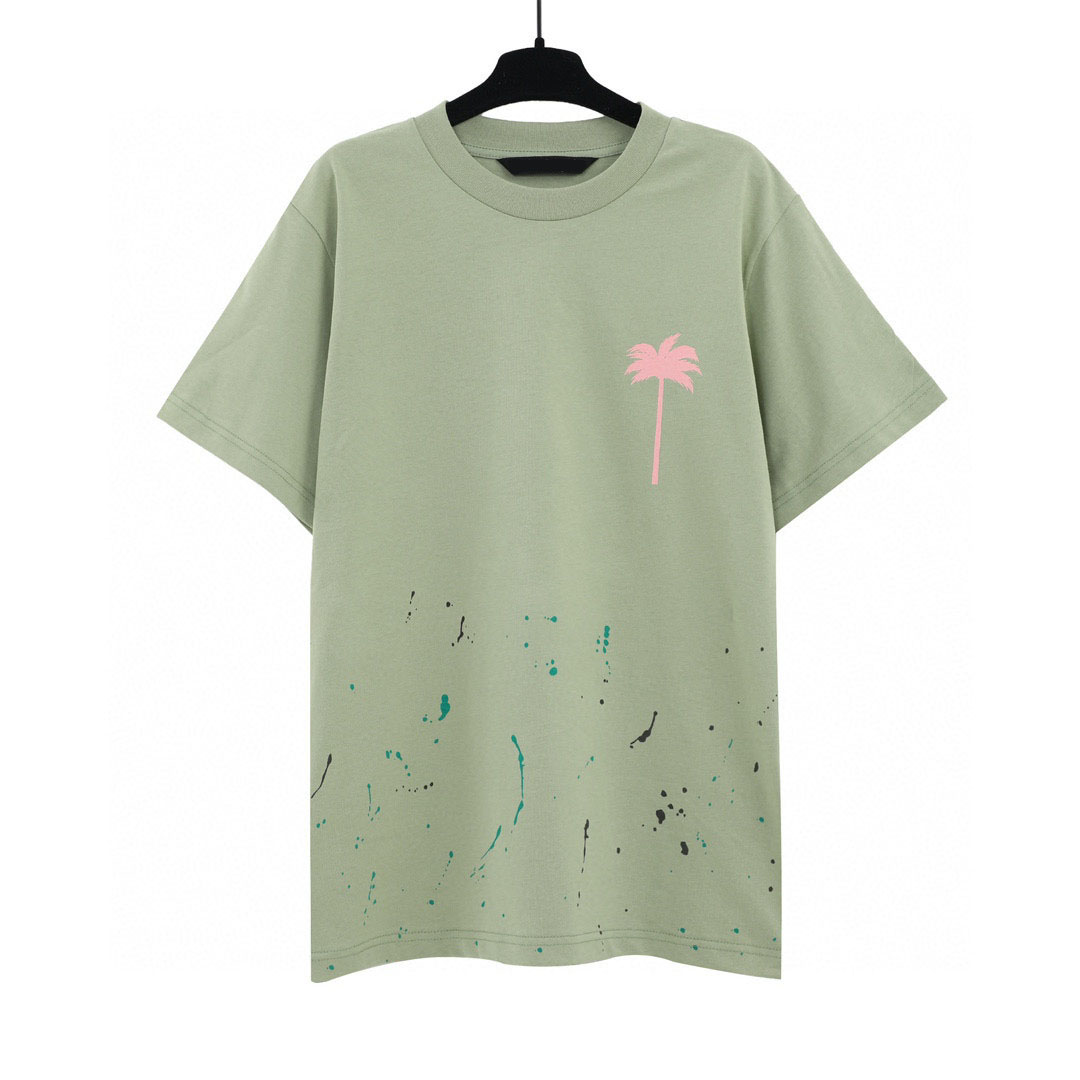 

Men's Plus Tees & Polos Round neck embroidered and printed polar style summer wear with street pure cotton M set shorts tshirt set 21wre